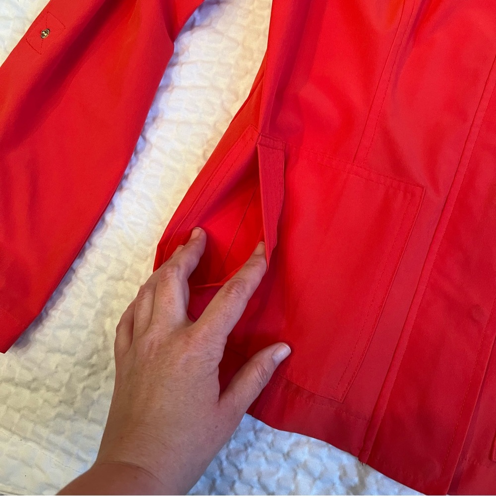 Laura Ashley- Red/ Pink Jacket- Petite Med - Picture 7 of 10